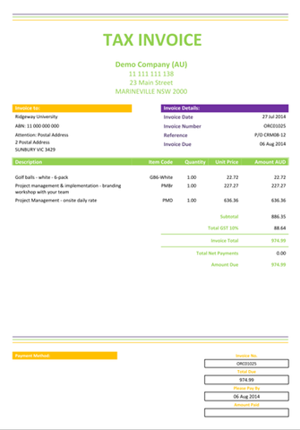Xero Template - 4